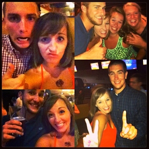 Blurry but a blast: shameless selfies, great friends, and bowling at Park Lanes added up to a great birthday night! 